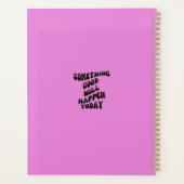 Er zal vandaag iets goeds gebeuren, Inspirerend Planner (Achterkant)