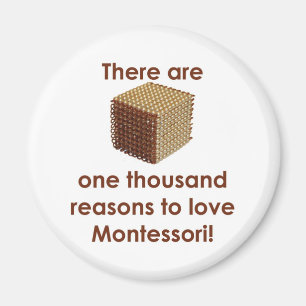 Er zijn 1000 redenen voor Love Montessori Magneet