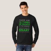 Er zijn 10 soorten mensen binaire code programma t-shirt (Voorkant volledig)