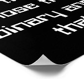 Er zijn 10 soorten mensen in de wereld. Dit... Poster (Hoek)