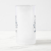 Er zijn 10 soorten mensen... matglas bierpul (Center)