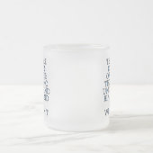 Er zijn 10 soorten mensen... matglas koffiemok (Center)