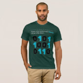 Er zijn 10 soorten programmeurs – Binaire grap  T-shirt (Voorkant volledig)
