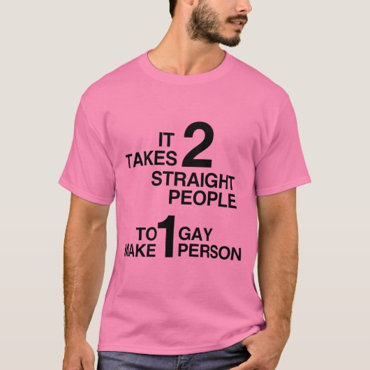 ER ZIJN 2 ECHTE MENSEN NODIG T-SHIRT (Voorkant)