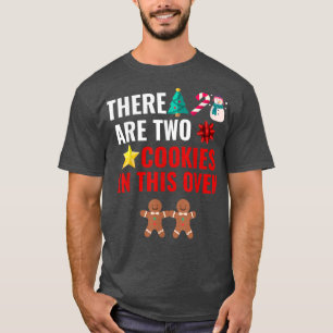 Er zijn 2 koekjes in deze Oven Zwangerschap Christ T-shirt