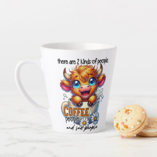 Er zijn 2 soorten mensen, koffiemensen en droevige latte mok