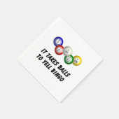 Er zijn ballen nodig om bingo te schreeuwen servet (Hoek)