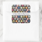 Er zijn ballen nodig om voetbal Sticker te spelen (Tas)