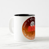 Er zijn Billionairen dan is er Elon Musk Tweekleurige Koffiemok (Voorkant links)