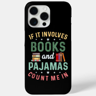ER ZIJN BOEKEN & PYJAMA'S BIJ GETELD Leuk om te le iPhone 15 Pro Max Hoesje