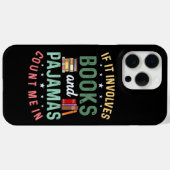ER ZIJN BOEKEN & PYJAMA'S BIJ GETELD Leuk om te le Case-Mate iPhone Case (Achterkant (horizontaal))