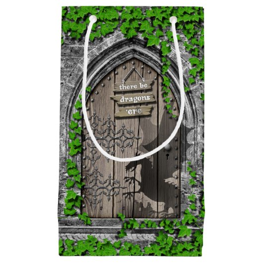 Er zijn Dragons koning Arthur Medieval Dragon-deur Klein Cadeauzakje (Voorkant)