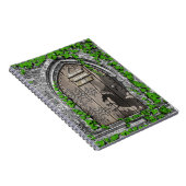 Er zijn Dragons koning Arthur Medieval Dragon-deur Notitieboek (Rechterzijde)