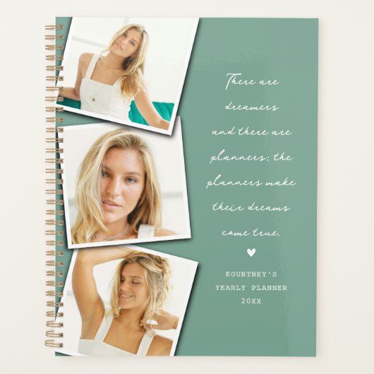 Er zijn Dreamers' Quote Photo Collage Planner (Voorkant)