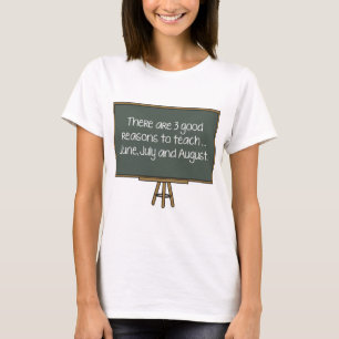 Er zijn drie goede redenen om te leren... juni, ju t-shirt