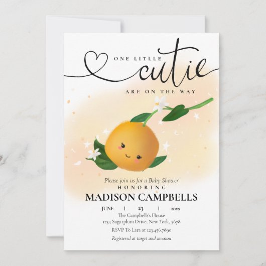 Er zijn een paar delen op weg naar de uitnodiging (Voorkant)