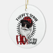 Er zijn een paar hos in dit Huis grappige kerstmis Keramisch Ornament (Links)