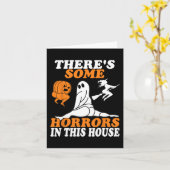 Er zijn een paar verschrikkingen in dit Huis Hallo Kaart (Gele Bloem)