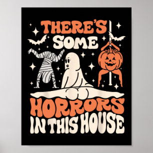 Er zijn enkele verschrikkingen Ghost Pumpkin Hallo Poster