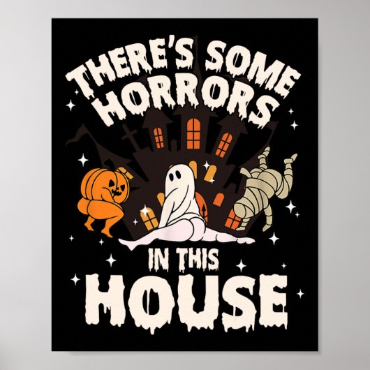 Er zijn enkele verschrikkingen in dit huis Ghost H Poster (Voorkant)