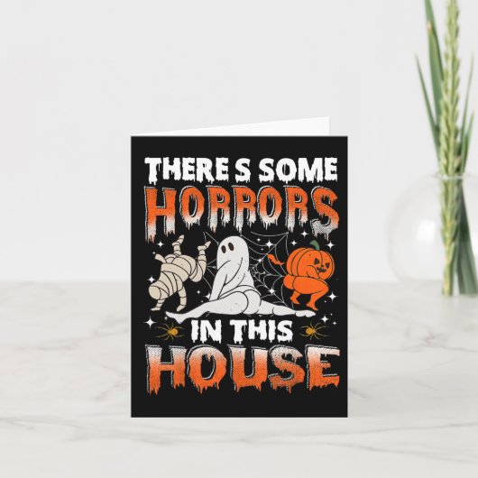 Er zijn enkele verschrikkingen in dit huis Ghost P Kaart (Voorkant)