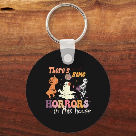 Er zijn enkele verschrikkingen in dit huis Ghost P Sleutelhanger (Voorkant)