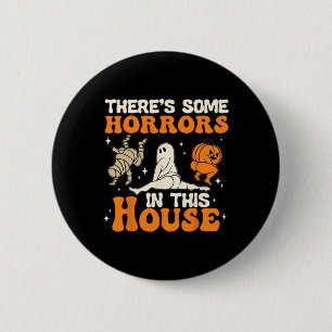 Er zijn enkele verschrikkingen in dit huis leuke H Ronde Button 5,7 Cm