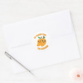 Er zijn er twee nodig om mango te maken! Schattige Ronde Sticker (Envelop)