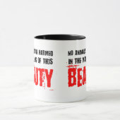 Er zijn geen dieren beschadigd mok (Midden)