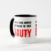 Er zijn geen dieren beschadigd mok (Voorkant links)