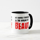 Er zijn geen dieren beschadigd mok (Voorkant rechts)