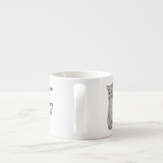 Er zijn geen gewone katten espresso kop (Achterkant)