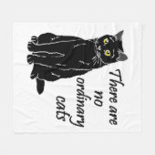 Er zijn geen gewone katten fleece deken (Voorkant (Horizontaal))