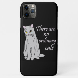 Er zijn geen gewone katten - grijze kat Case-Mate iPhone case