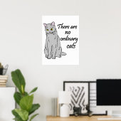 Er zijn geen gewone katten poster (Thuiskantoor)