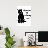 Er zijn geen gewone katten poster (Thuiskantoor)