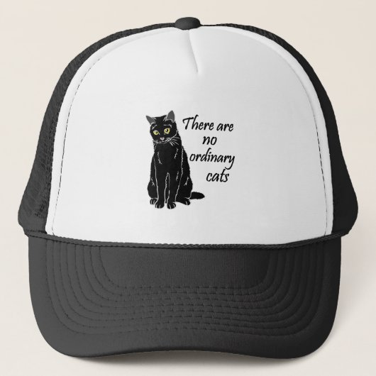 Er zijn geen gewone katten trucker pet (Voorkant)