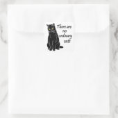 Er zijn geen gewone katten vierkante sticker (Tas)