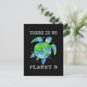 Er zijn geen planet B-schildpadschenkingen voor de Briefkaart (Staand voorkant)