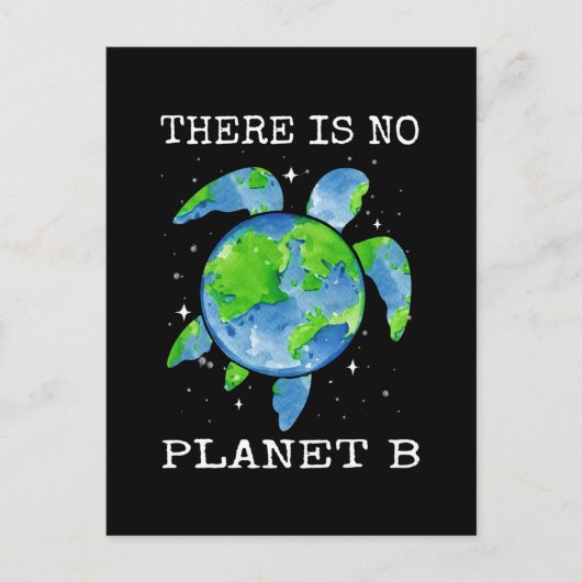 Er zijn geen planet B-schildpadschenkingen voor de Briefkaart (Voorkant)