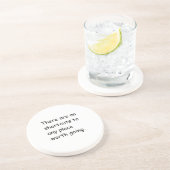 Er zijn geen snelkoppelingen zandsteen onderzetter (Zijkant)