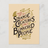 Er zijn geen vreemde creaties briefkaart (Voorkant)