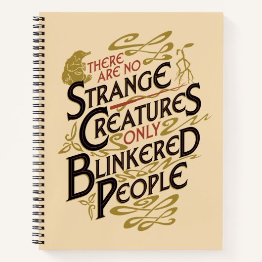 Er zijn geen vreemde creaties notitieboek (Voorkant)