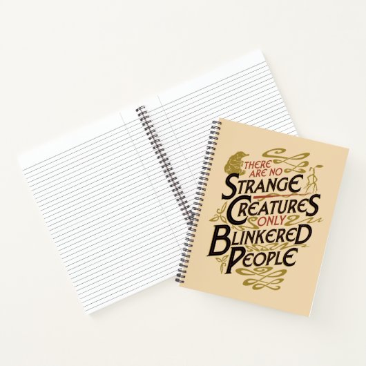 Er zijn geen vreemde creaties notitieboek (Binnen)