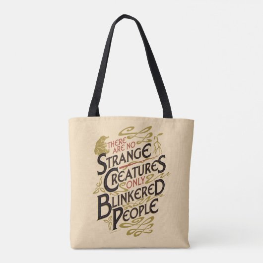 Er zijn geen vreemde creaties tote bag (Achterkant)