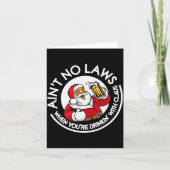 Er zijn geen wetten als je met Claus Chris drinkt Kaart (Voorkant)