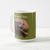 Er zijn goede dagen en andere dagen mok (Voorkant links)