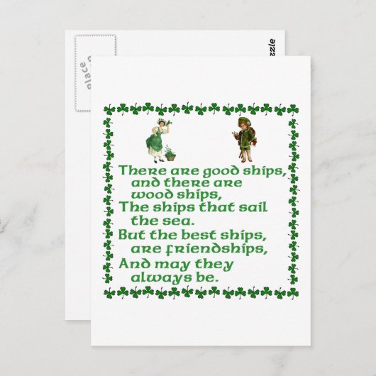 Er zijn goede schepen. briefkaart (Voorkant / Achterkant)