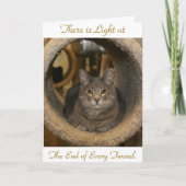 Er zijn Licht bij, het Eind van Elk T… Kaart (Voorkant)