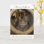 Er zijn Licht bij, het Eind van Elk T… Kaart (Gele Bloem)